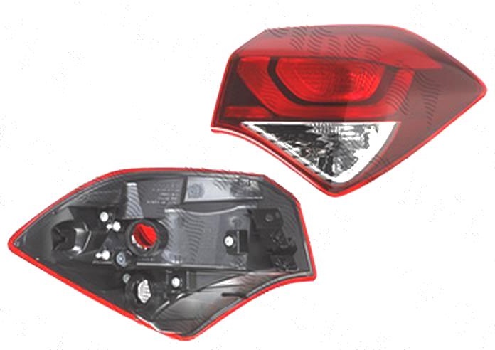 Stop, lampa spate HYUNDAI I20, 10.2014- modele cu 5 usi, partea Dreapta, OEM/OES, tip bec P21/5W+PY21W; exterior